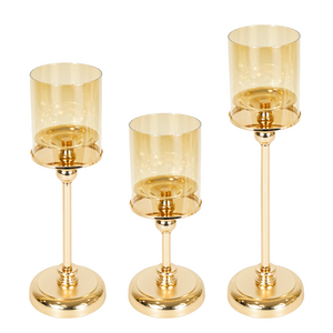 Wedding Hot Selling Wholesale Decorative Candle Holder Metal Iron Gold Candle Holders