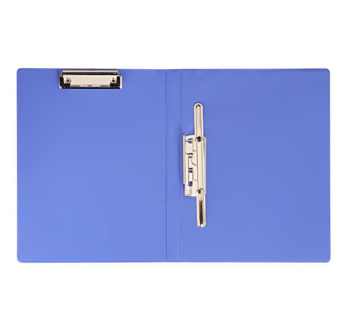 Office Secure Blue Hard Plastic Lever Clip A1 A3 Size Book Printed File Folder With Clips