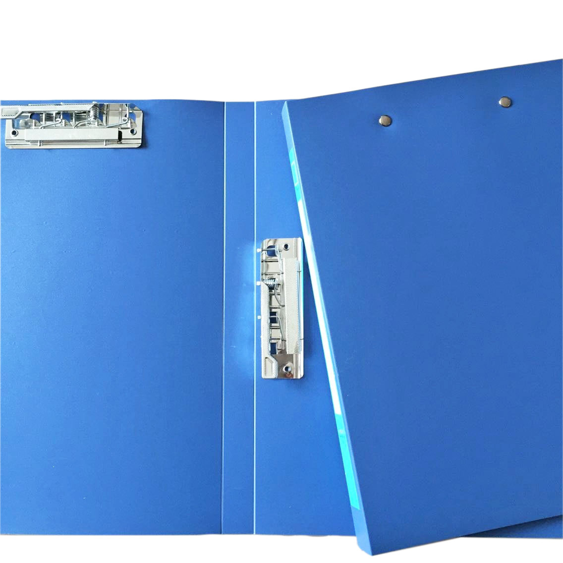 Office Secure Blue Hard Plastic Lever Clip A1 A3 Size Book Printed File Folder With Clips