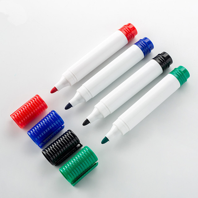 Promotional High Quality Non-Toxic Jumbo bullet tip/Chisel Tip Whiteboard Marker Pens Set