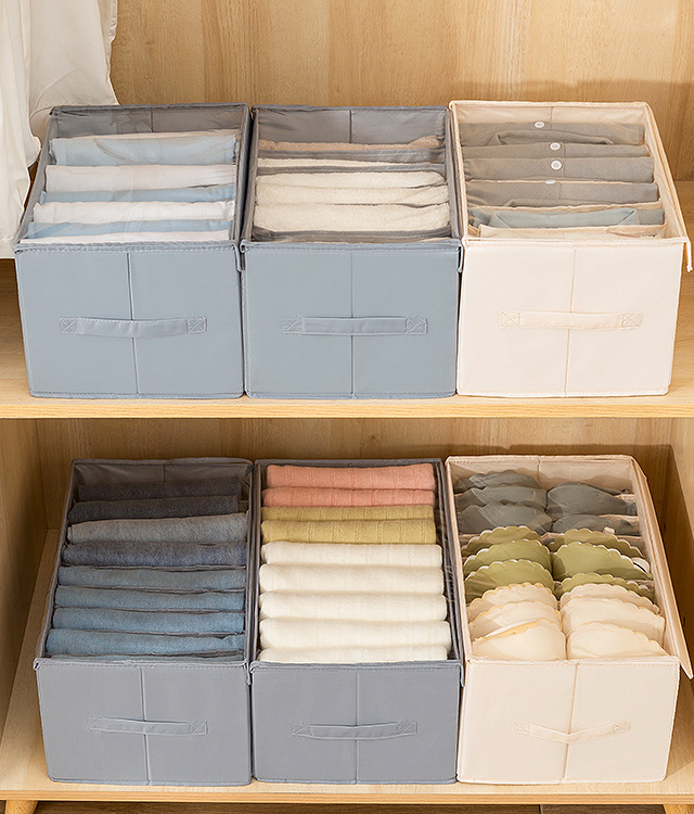 Wardrobe Fold Space-Saving Stackable Jeans Clothes Shirt Pants Organizer Jeans Organizer