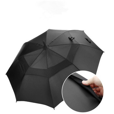 Automatic Open 47/62/68 Inch Extra Large Umbrella Oversize Canopy Waterproof Windproof Stick Golf Umbrella with Eva Handle