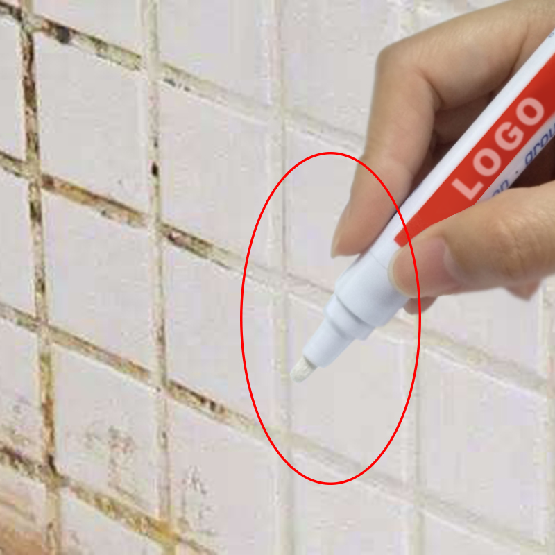 3mm Waterproof for Bathroom Kitchen Floor Ceiling tiles Grout Pen White Tile Paint Marker