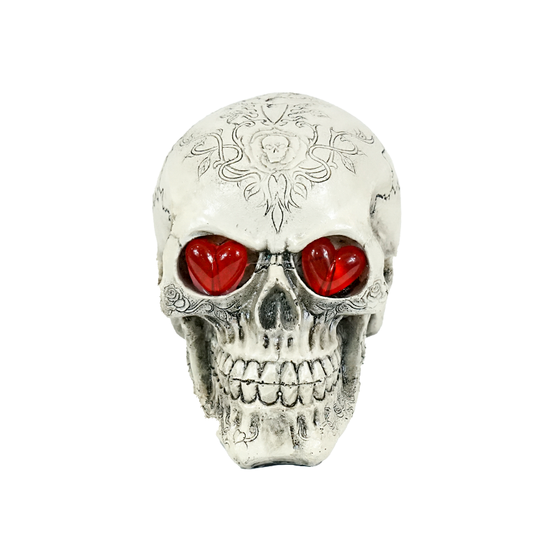 Halloween Decoration Skulls With Light Up Eyes Scray Skulls