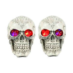 Halloween Decoration Skulls With Light Up Eyes Scray Skulls