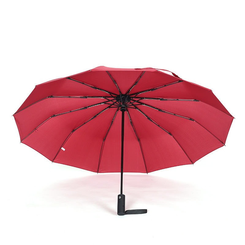 Factory direct sale foldable large high quality wind proof strong umbrella with logo