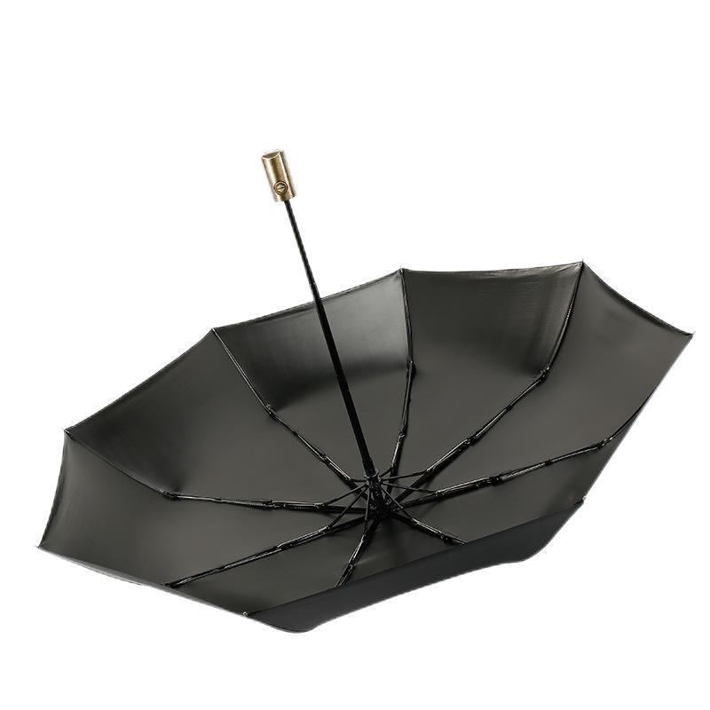 Markdown sale luxury luxurious men mental handle large outdoor waterproof umbrella for the rain