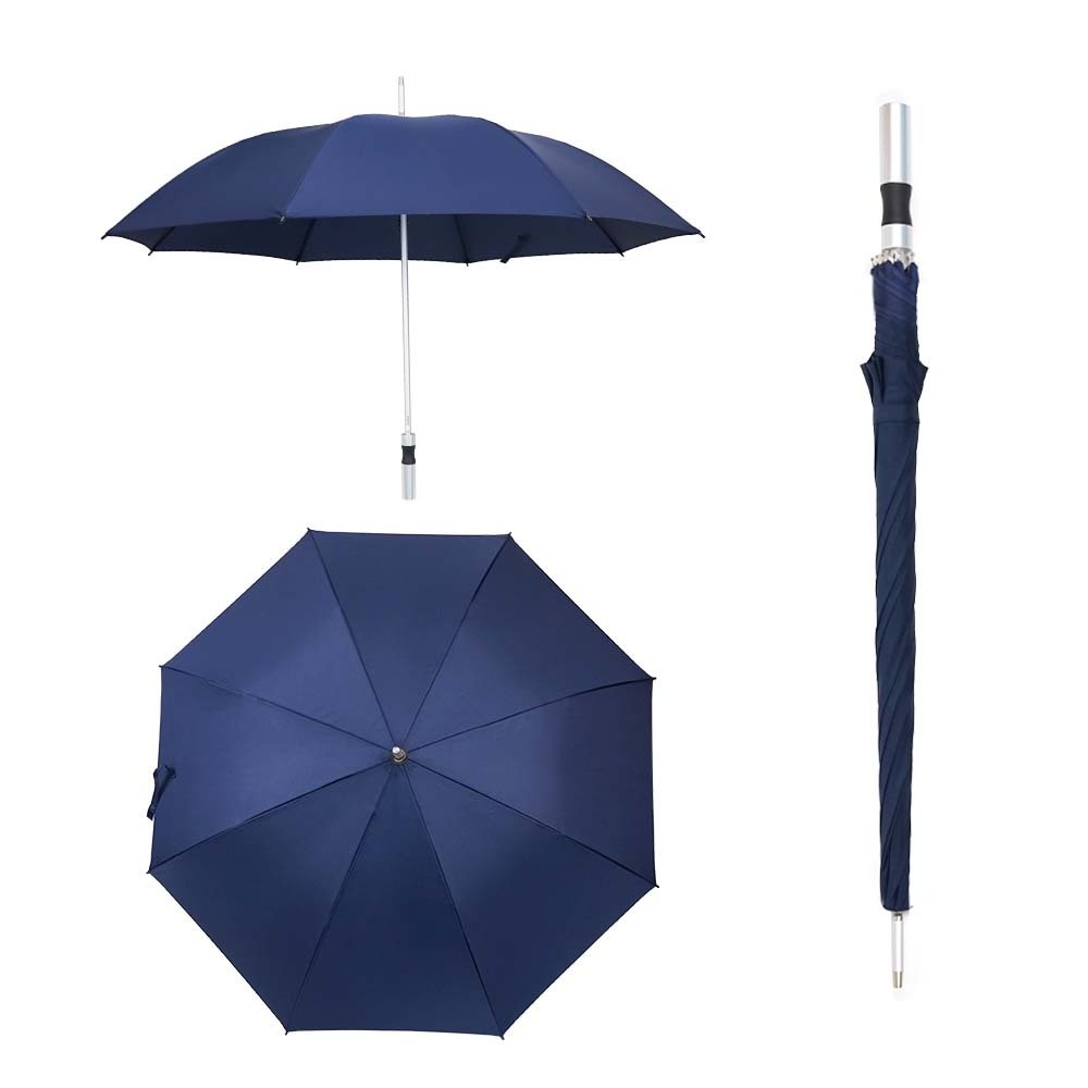 Umbrellas Wholesale automatic 30 Fiberglass Ribs Pongee 8 Panels Big Straight Umbrellas Golf Umbrella with Custom Logo Printing