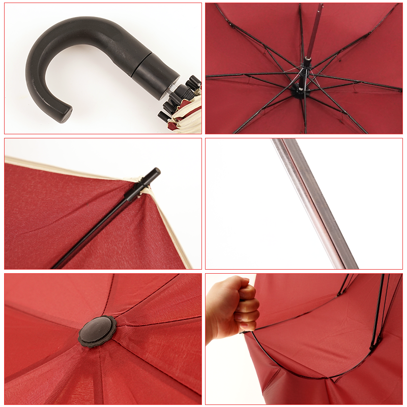 China Factory Wholesale Custom Promo Windproof Logo Korean Women's Big Clear Umbrella For Rain