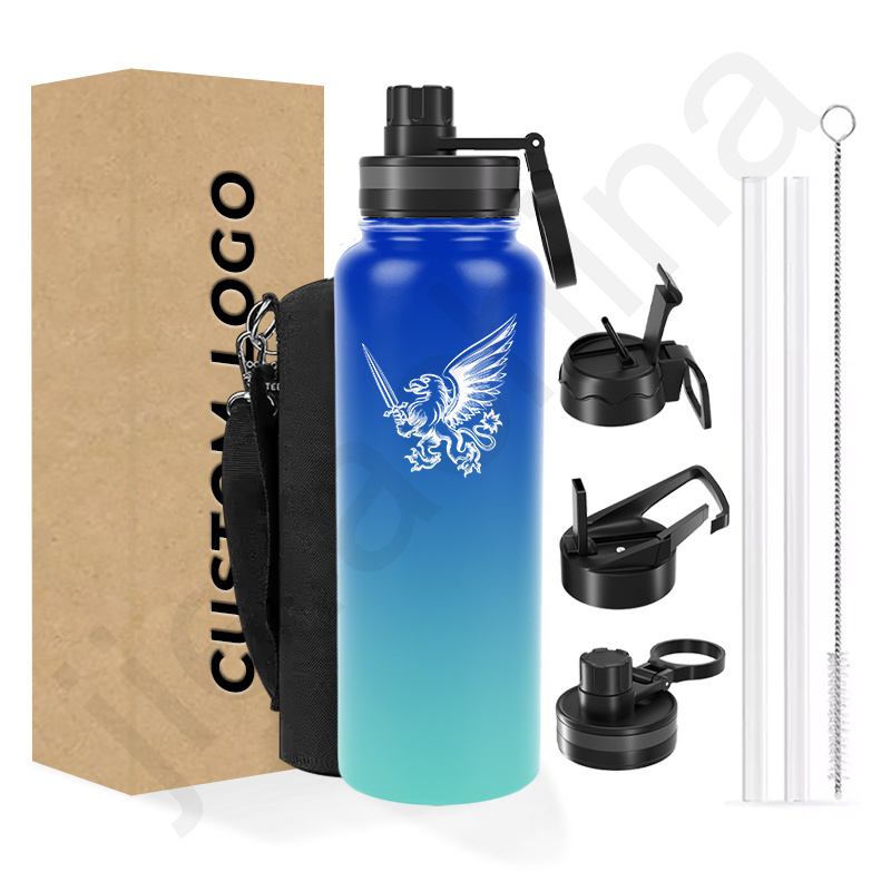 Wholesale High Quality Cute Stainless Steel Insulated Water Bottles For Gym With Printed Logo