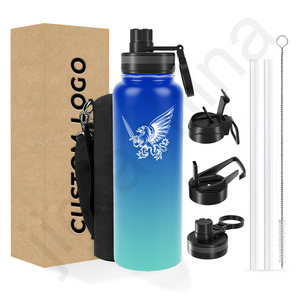 Wholesale High Quality Cute Stainless Steel Insulated Water Bottles For Gym With Printed Logo