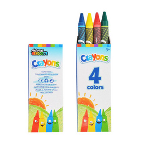 Children Safety Multi-Color 5 Color Crayon Package In Paper Gift Box For Kids