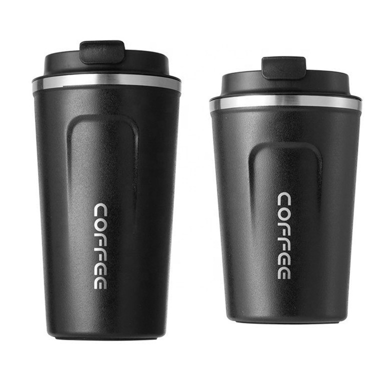 Custom Logo 20Oz Double Wall Stainless Steel Vacuum Insulated Coffee Travel Mug Powder Coated Regular Tumbler