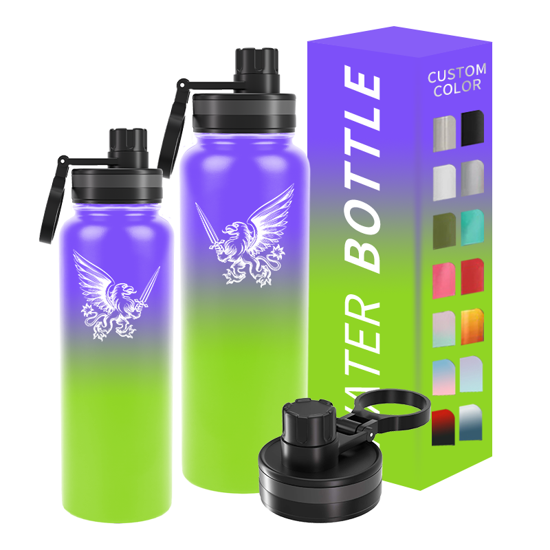 Wholesale High Quality Cute Stainless Steel Insulated Water Bottles For Gym With Printed Logo