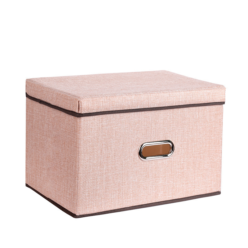 Portable And Foldable Kids Cloth And Toy Storage Chest Large Storage Box With Lid Bins Cubes Cloth Closet Organizer