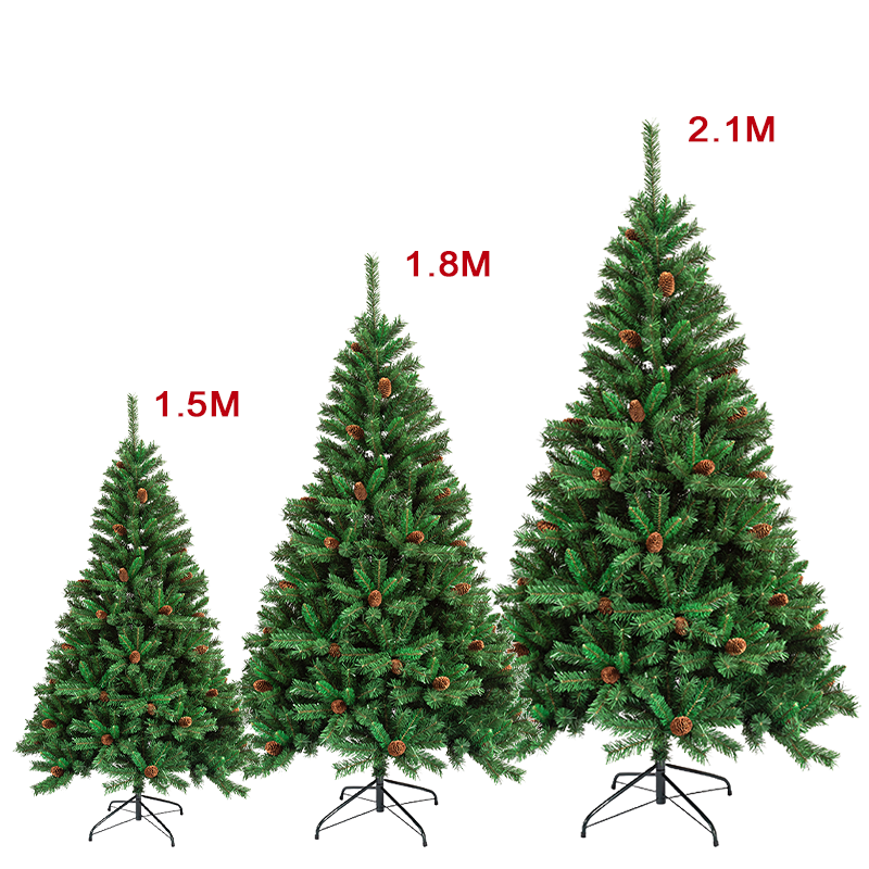 Wholesale Cheap Artificial Christmas Decoration Premium Hinged Pre-Lit Flocked Realistic Christmas trees