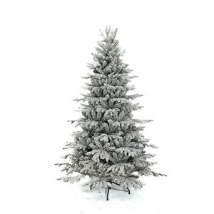 Artificial New Year Folding Commercialdecorated Falling Snow Christmas Tree For Home Party Decoration