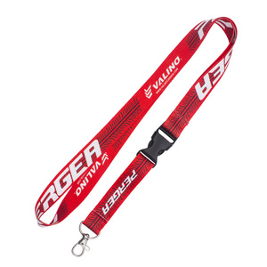 Nylon Plain Keychain Phone Promotion Custom Lanyard With Logo