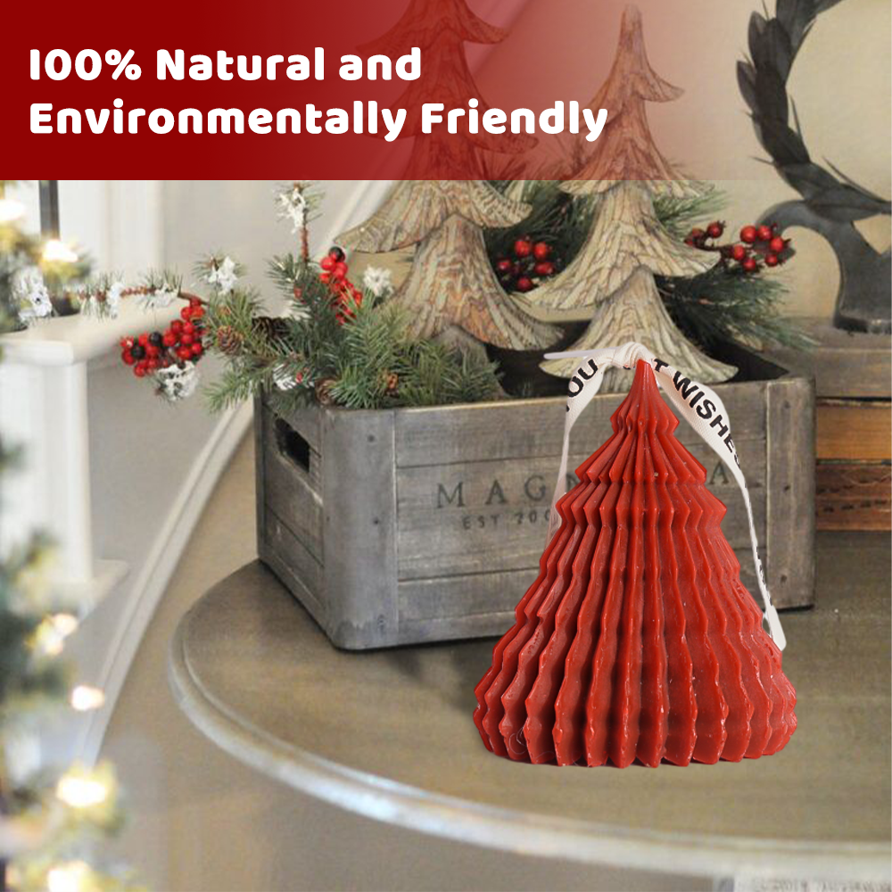 Holiday Decoration Luxury Gift Set Custom Creative Christmas Tree Shaped Scented Candle