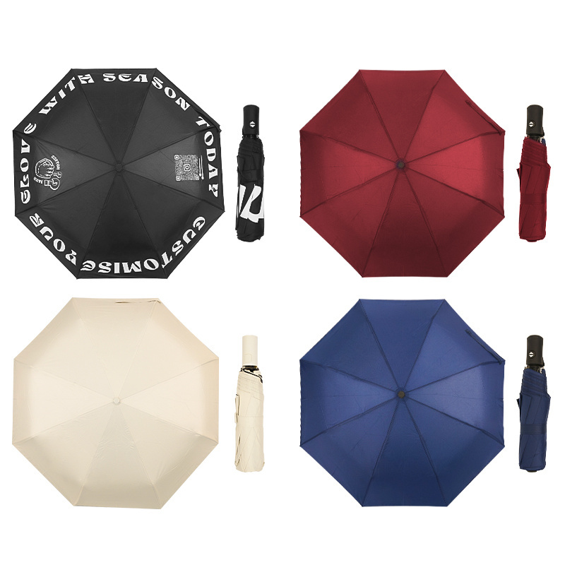 Travel Umbrella Windproof Auto Open & Close Collapsible Folding 8 Ribs Car travel Essentials Purse Umbrellas for Rain