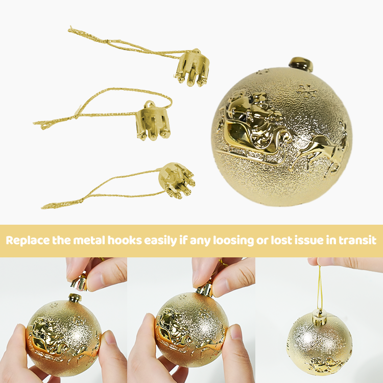 2023 Decorations Bulk Ornaments New Dsigne Tree Decorations Box Christmas Hanging Balls Custom Christmas Balls