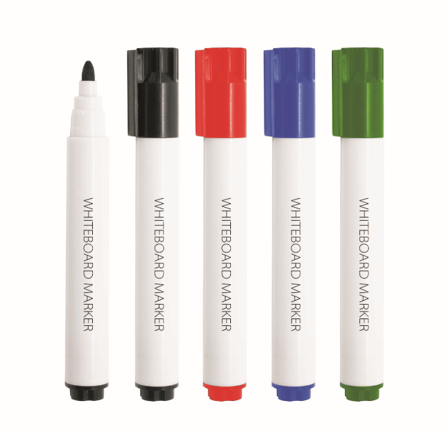 Dry Erasable White Board Marker 4 Colors Pen Whiteboard Marker Set