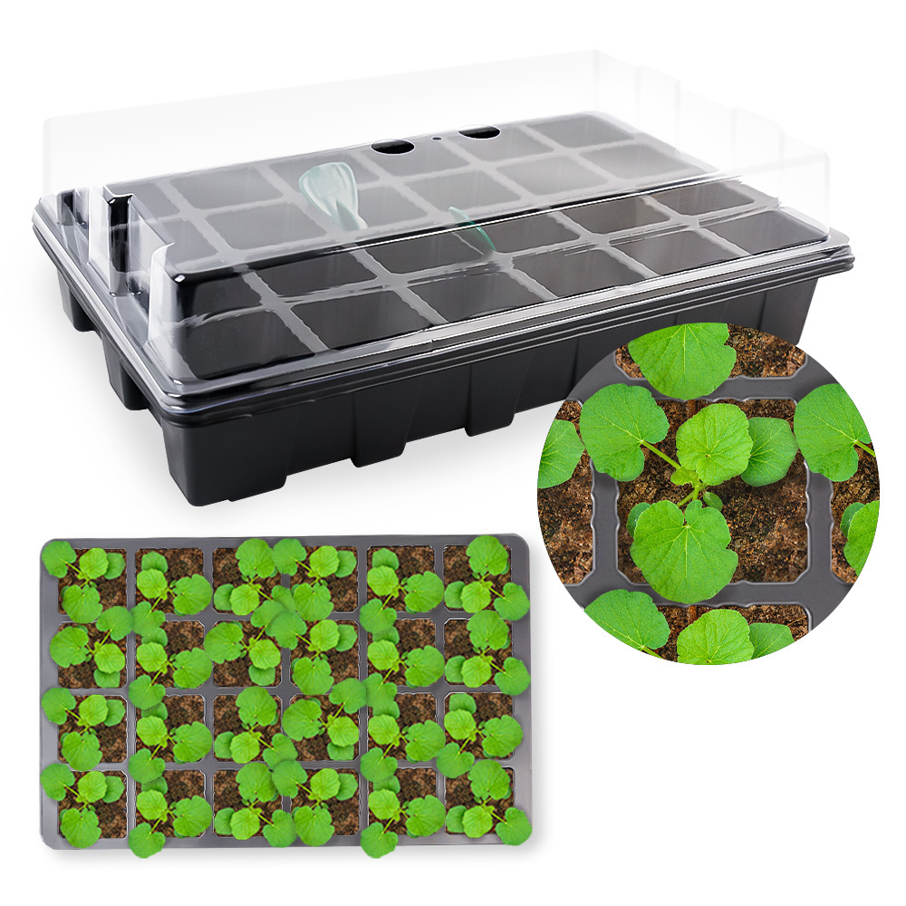 32 50 72 105 128 200 288 Cells Seed Starter Germination Plant Flower Seed Tray For Gardening