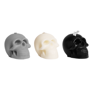 Customized Design Novelty Wholesale Cute Halloween Skull Candles For Party