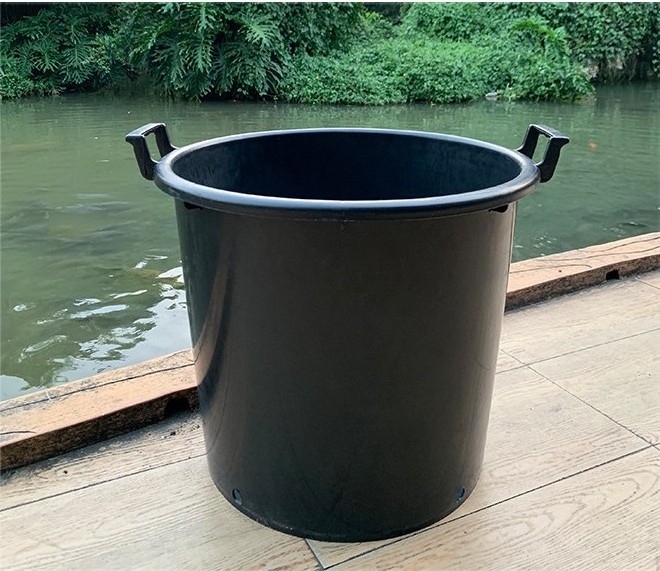 Wholesale Cheap Gallon Black Plastic Pot Outdoor Garden Flower Nursery Plant Bonsai Plastic Pot for Sale