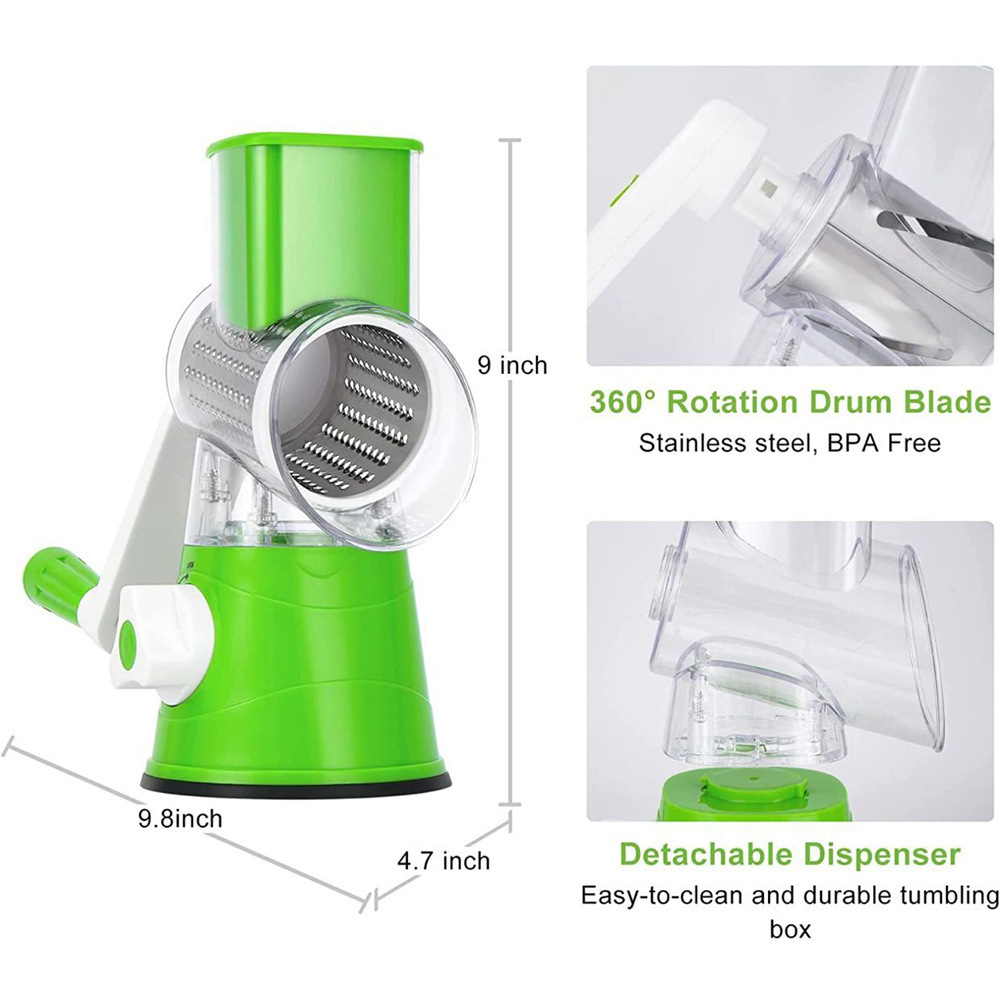 Multi Purpose Manual Food Vegetable Grater Slicer With Changeable Blade