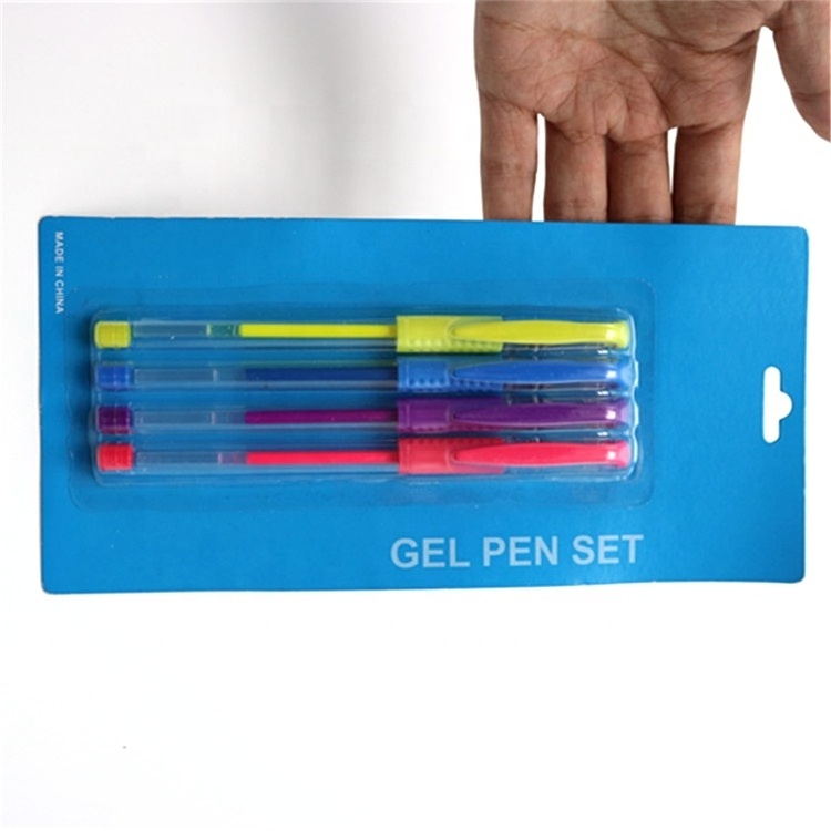 Hot Selling Plastic Gel Pen Best Price Promotional custom creative shape Plastic gel pen