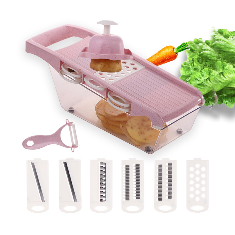 Multifunction Handheld Vegetable Chopper Onion Chopper Fruits Slicer Portable Vegetable Cutter Manual Vegetable Chopper  For Hom