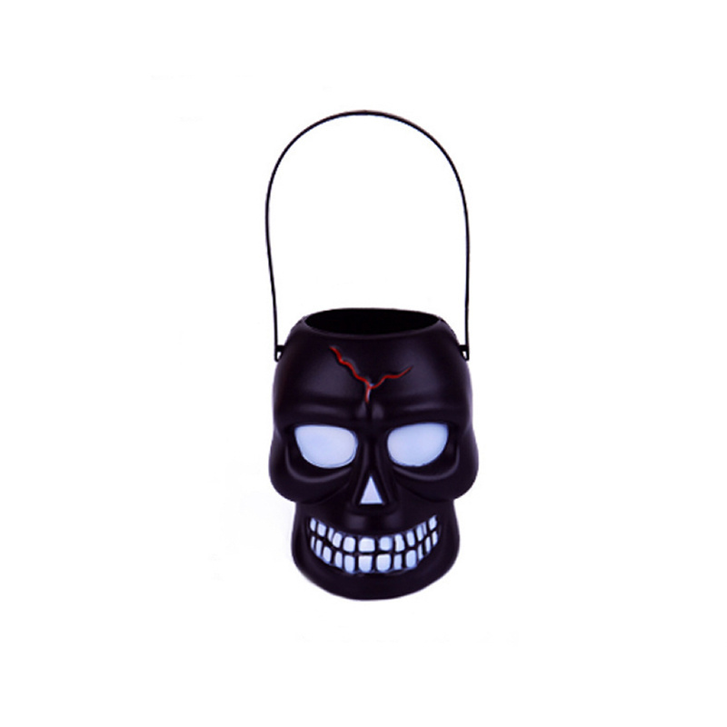 Wholesale Kids Witch Port Cauldron Large Size Led Light Up Pumpkin Halloween Candy Bucket For Toys