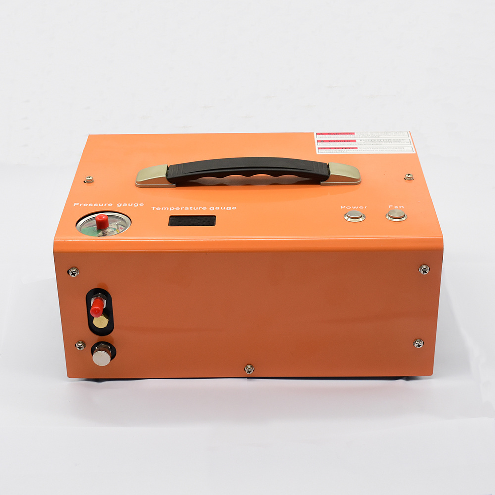 Pcp air compressor 4500psi oil-free fan cooling 12v DC or 110v AC automatic shutdown compressor pcp pump