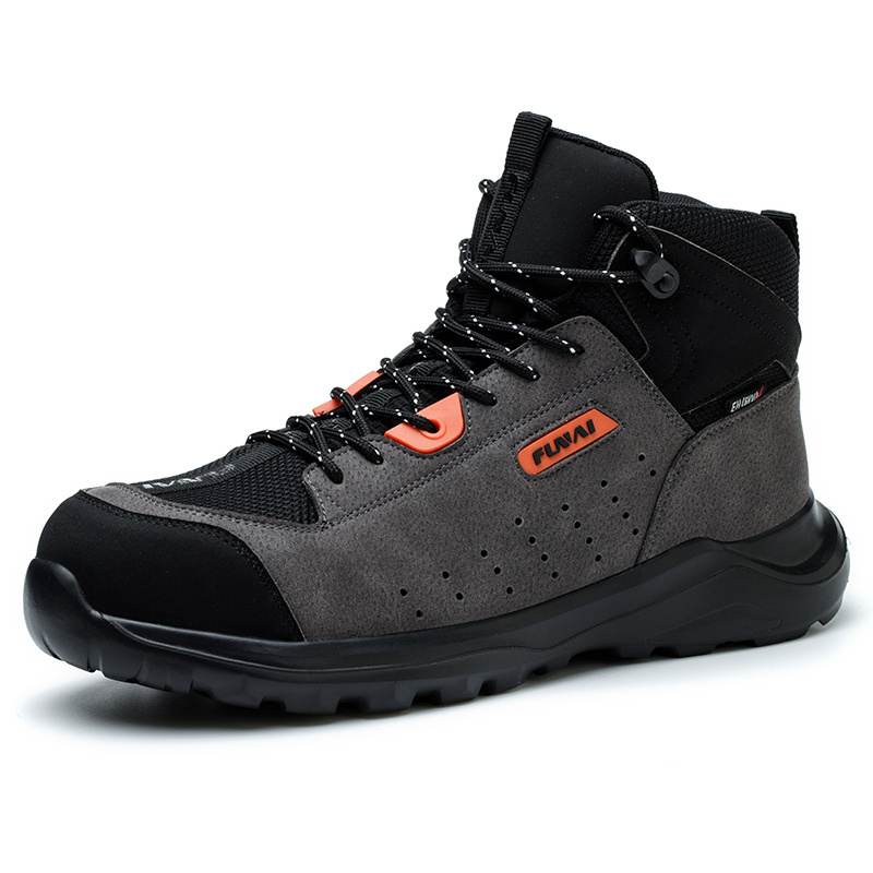 FUNAI Light weight safety boots  with Composite toe leather boots comfortable work boots for men