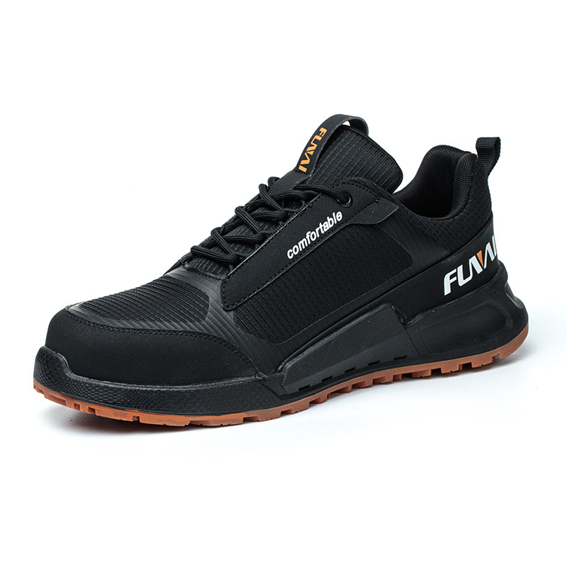 FUNAI Light weight safety shoes  with Composite toe leather shoes comfortable work shoes for men