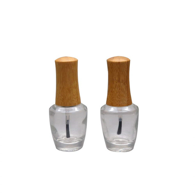 new custom fancy empty round rectangle 5 ml 6ml 8 ml 10 ml 15 ml 16ml packaging box kids glass bamboo brush nail polish bottle