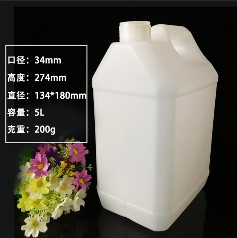 new 1L 2L 4L 5L 10L HDPE plastic cheap clear jerrican water jerry can