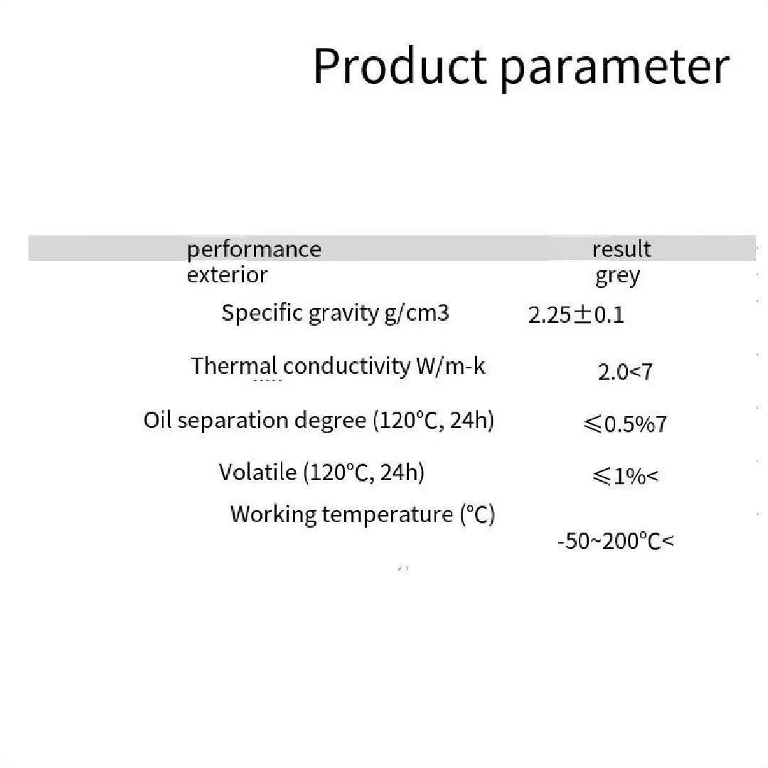 Factory thermal conductive silicone paste is suitable for internal components such as home appliances/power modules/cars