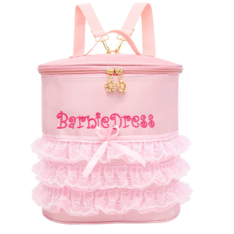 Cute Ballet Dance Bag Tutu Dress Bag Sports Dance Girls Roller Package Backpack Clothes Shoes Dress Handbag