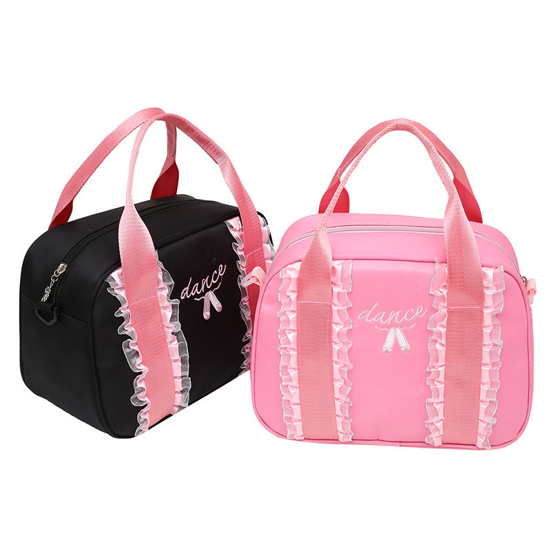 New children's dance bag single shoulder cross handbag Girl ballet bag Children's Latin dance bag