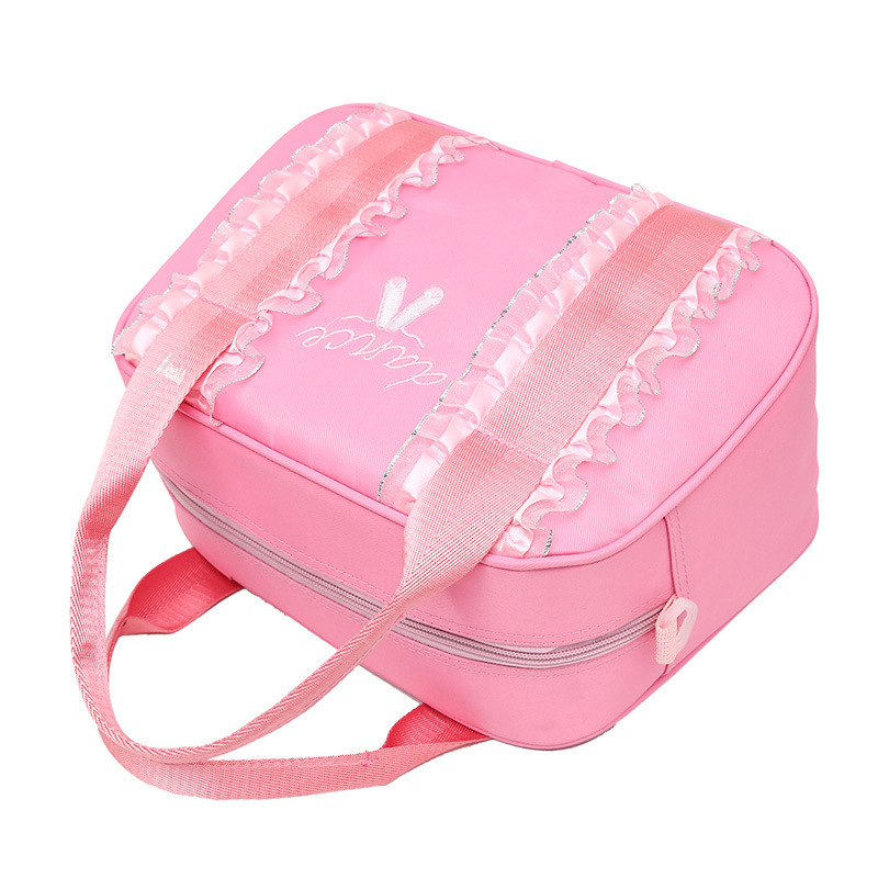 New children's dance bag single shoulder cross handbag Girl ballet bag Children's Latin dance bag