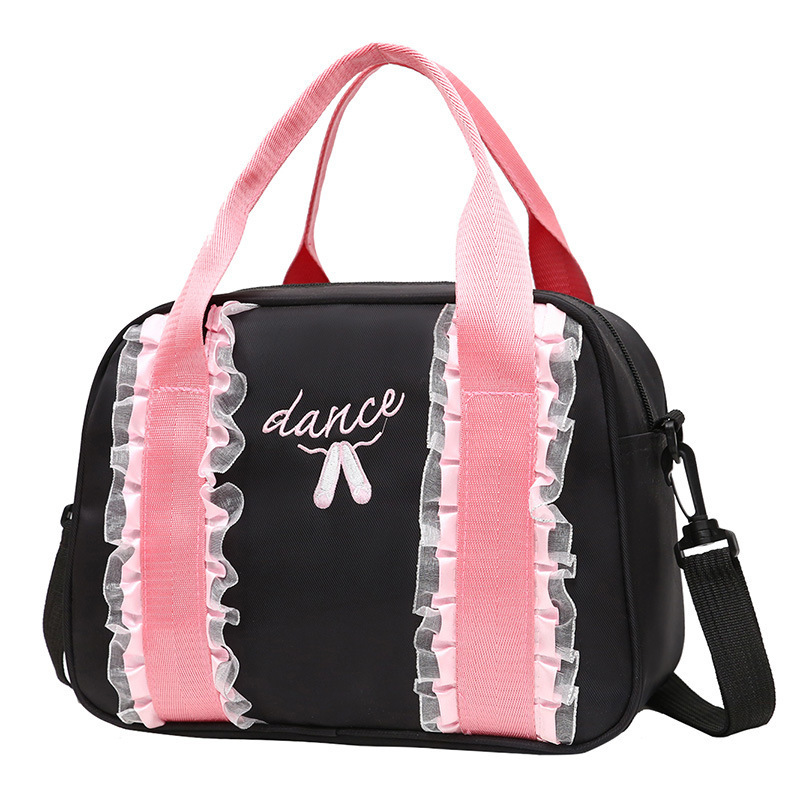 New children's dance bag single shoulder cross handbag Girl ballet bag Children's Latin dance bag