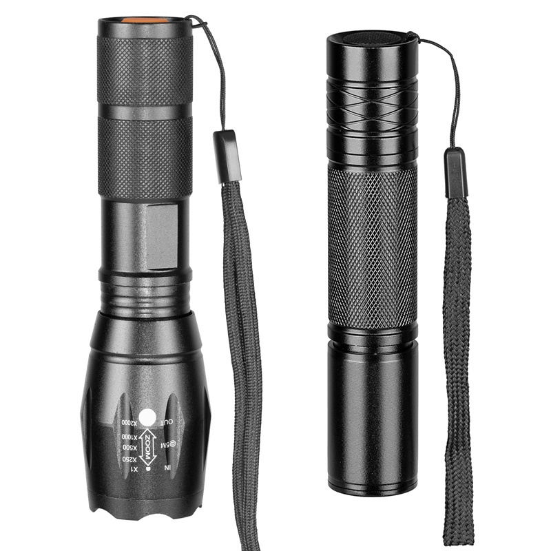 Powerful Hunting Flashlight Factory Price Torch Large Capacity Rechargeable Led Flashlight P90 Flashlights