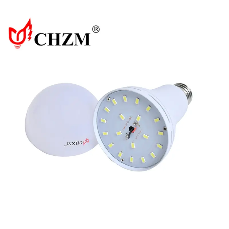 CHZM free sample Emergency Bulb Rechargeable Light B22 E27 Battery Operated LED Light Bulb For Home