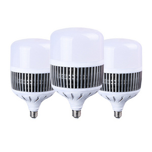 High power LED bulb for factory warehouse 85W 105W150W 200W bulb E27E40 finned aluminum site workshop lighting