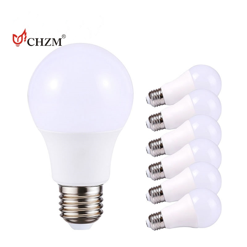 CHZM E27 Led Bulb Light Raw Material 5W 7W 9W 12W 15W 18W 22W LED light bulb for hotel bedroom