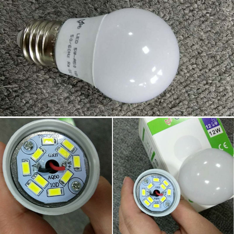 CHZM E27 Led Bulb Light Raw Material 5W 7W 9W 12W 15W 18W 22W LED light bulb for hotel bedroom