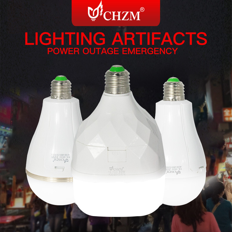 CHZM Led Indoor Lighting Emergency Rechargeable House Bulb LED Outdoor Camping Night Market bulbs