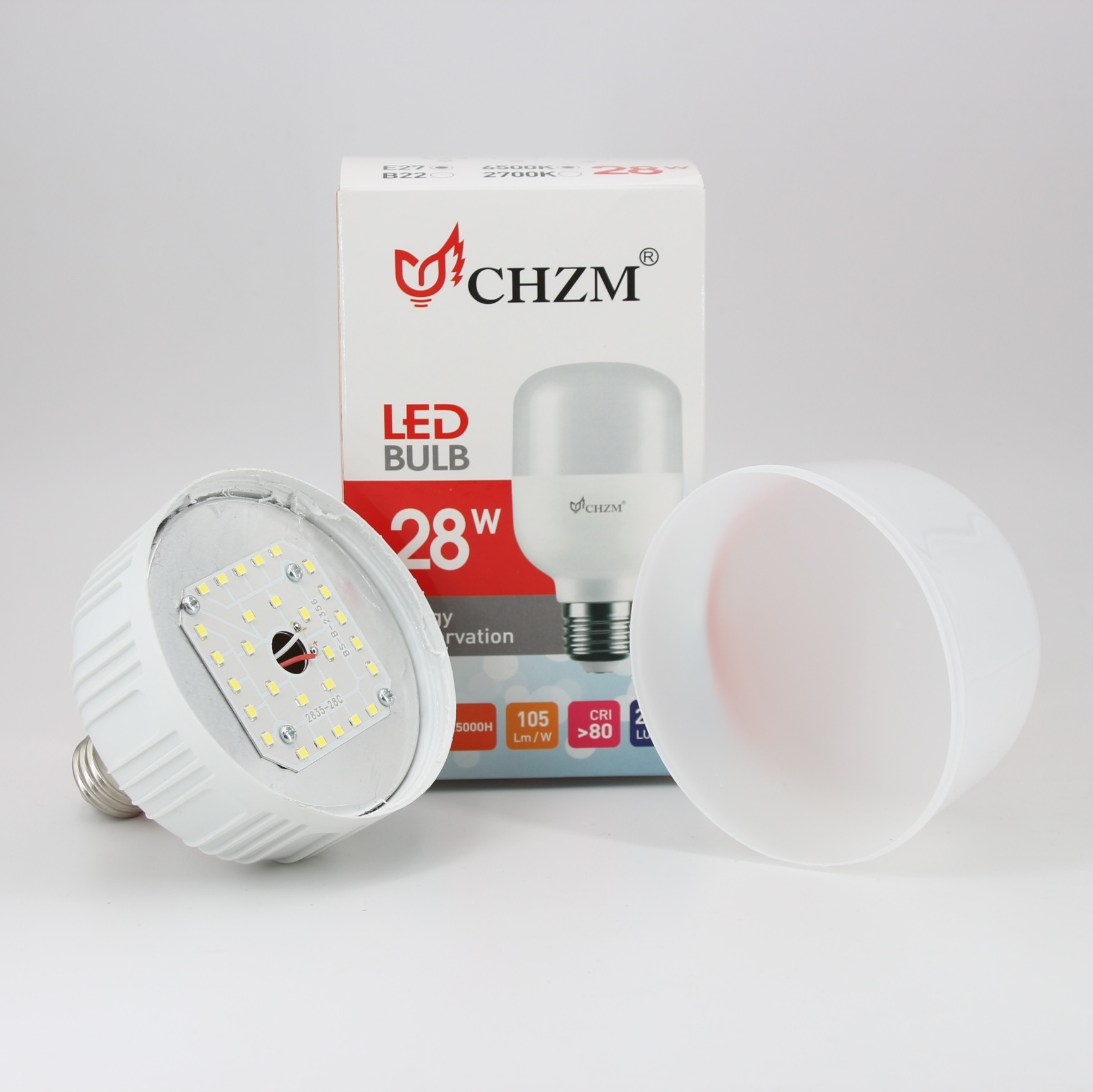 Energy Saver T Shape High Quality  Ceiling Lighting  5W 9W 13W 18W 28W 38W 48W Led Bulb